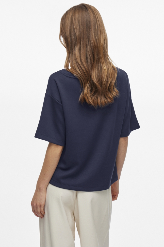 VIKARENA BOATNECK 2/4 TOP/R 14103955 Navy Blazer